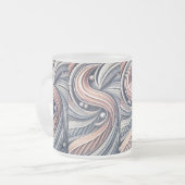 隠し文字カップ"S" フロストグラスマグカップ (正面左)