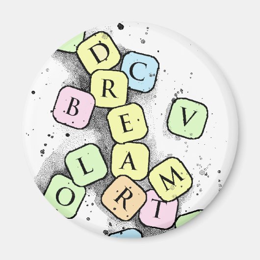 隠し文字 マグネット (正面)