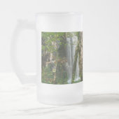 隠し滝すりガラスのビールマグ フロストグラスビールジョッキ (左)