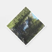 隠し滝ズイングランドテトン国立公園 スタンダードランチョンナプキン (角)