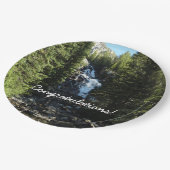 隠し滝ズイングランドテトン国立公園 ペーパープレート (アングル)