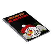 隠し漫画のゴルフボおもしろいール、引用文、スポーツ ノートブック (右側)