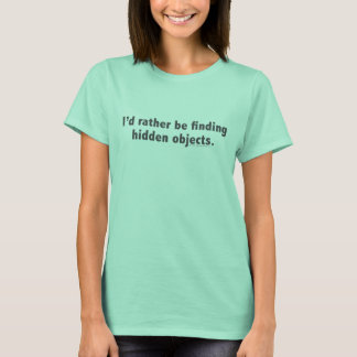 隠し物を見つけたいんだ。グレー Tシャツ