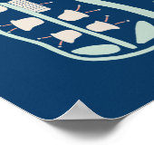 隠し絵探し保育園デコレーション ポスター (角)