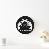 隠し運製品 ラウンド壁時計 (ホーム)