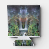 隠し顔のファンタジー滝 缶クーラー (裏面)