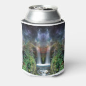 隠し顔のファンタジー滝 缶クーラー (缶裏面)