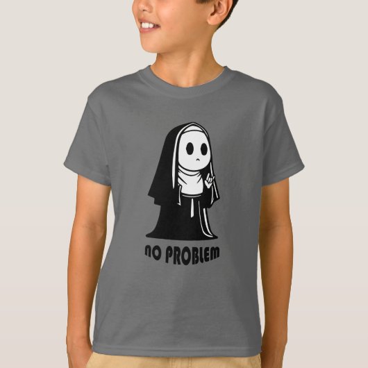 隠し顔の幽霊 Tシャツ (正面)