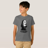 隠し顔の幽霊 Tシャツ (正面フル)