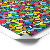 隠し3Dステレオグラムのポスター – ランニング無料 ポスター (角)