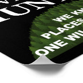 隠す場所を知おもしろいる狩りポスター ポスター (角)