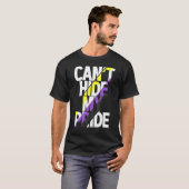 隠せない私のプライド無性旗エースLgbtq無性者 Tシャツ (正面フル)