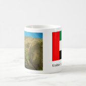 隠れたオアシス コーヒーマグカップ (中央)