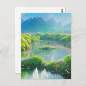 隠れたユリ池 ポストカード (正面/裏面)