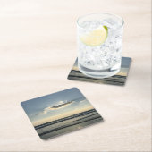 隠れた太陽コースター スクエアペーパーコースター (インサイチュ)