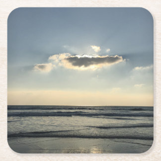 隠れた太陽コースター スクエアペーパーコースター