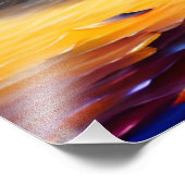 隠れた島の海 フォトプリント            (角)