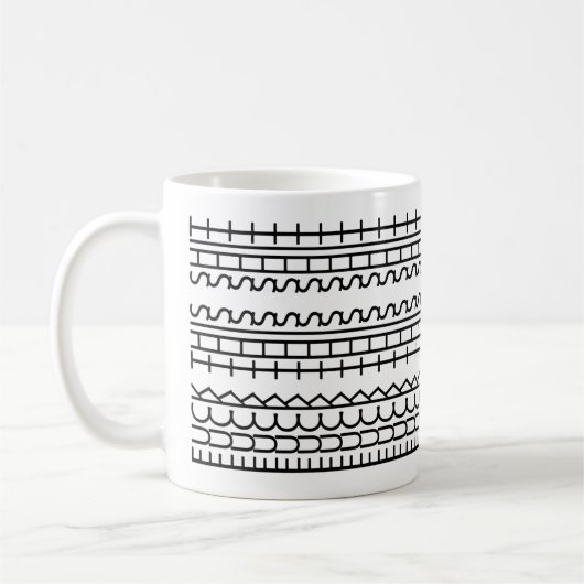 隠れた悪口が面白いコーヒーグッズ コーヒーマグカップ (左)