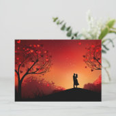 隠れた愛を綴る:手紙を書いて - バレンタインカード シーズンカード (スタンド正面)