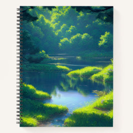 隠れた森の池の謎 ノートブック