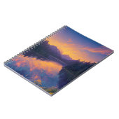 隠れた森の湖で抱擁 ノートブック (左側)