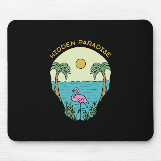 隠れた楽園 マウスパッド (正面)