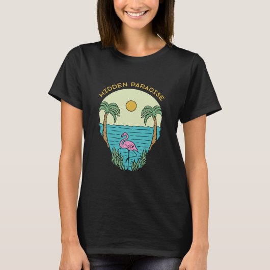 隠れた楽園 Tシャツ (正面)