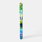 隠れた泉の池 – アニメ風景 iPhone 16ケース (左側面)