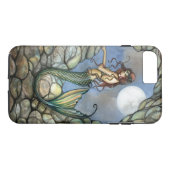 隠れた洞窟の人魚ファンタジーアート 人魚たち Case-Mate iPhoneケース (裏面(横))
