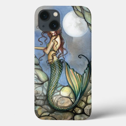 隠れた洞窟の人魚ファンタジーアート 人魚たち Case-Mate iPhoneケース (裏面)