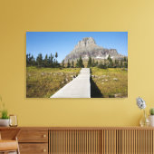 隠れた湖の景色への道 キャンバスプリント (インサイチュ (リビング))