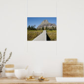 隠れた湖の景色への道 ポスター (キッチン)