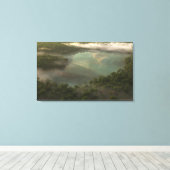 隠れた湖 キャンバスプリント (インサイチュ (ウッドフロア))