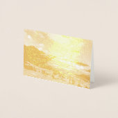 隠れた湖 箔カード (正面)