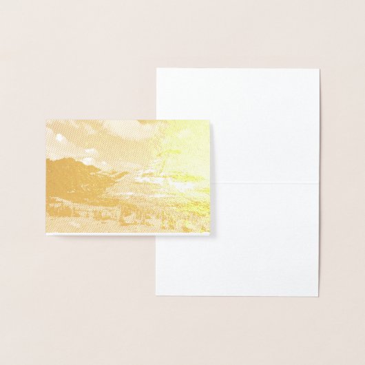 隠れた湖 箔カード (ディスプレー)