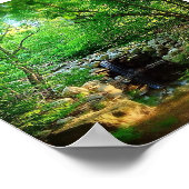 隠れた滝 ポスター (角)