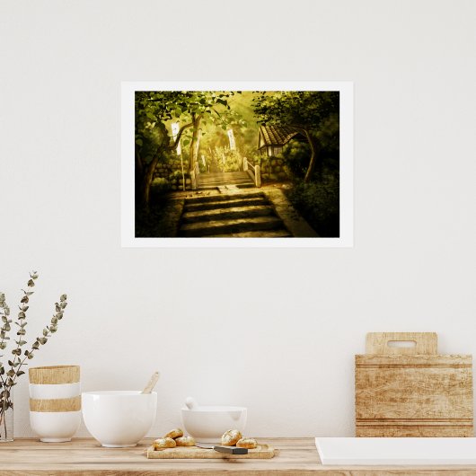 「隠れた神殿」 ポスター (キッチン)