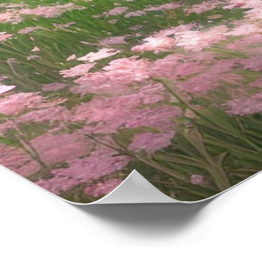 隠れた神社で開花する信仰 ポスター (角)