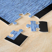 隠れた穏やかな湖 ジグソーパズル (側面)