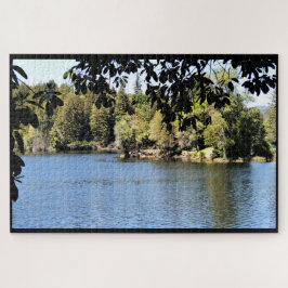 隠れた穏やかな湖 ジグソーパズル