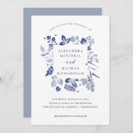 隠れた葉 | 結婚s 招待状