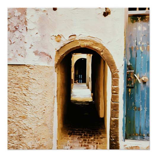 隠れた路地 ポスター (正面)