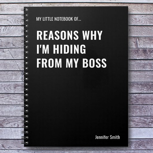 隠れている理由おもしろい引用文 ノートブック