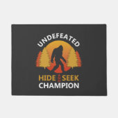 隠れて捜す世界チャンピオンシャツのビッグフット実在は ドアマット (正面)