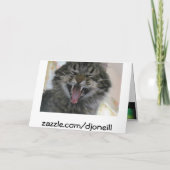 隠れることはできません誕生日 カード (裏面)