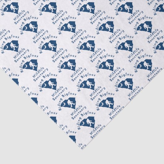 隠れるビッグフットの自然保護区のティッシュペーパー 薄葉紙 (詳細)