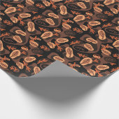 "隠れる警笛"の迷彩柄のギフト用包装紙 ラッピングペーパー (角)