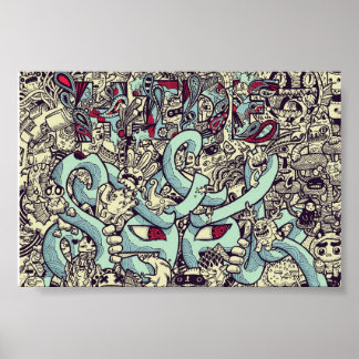 隠れろ！アートポップ・アートのポスター！ ポスター