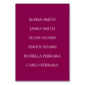 隠れイースターバニー テーブルナンバー (裏面)