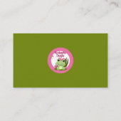 隠れカエル女子おむつラッフルチケット エンクロージャーカード (裏面)